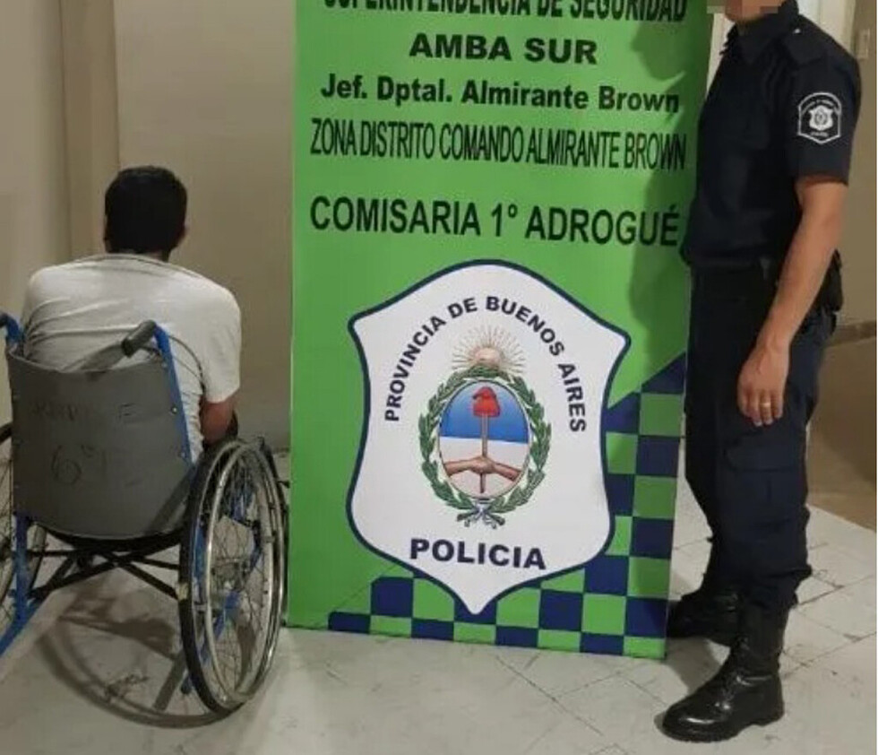 Detuvieron a  un narco que vendía en silla de ruedas