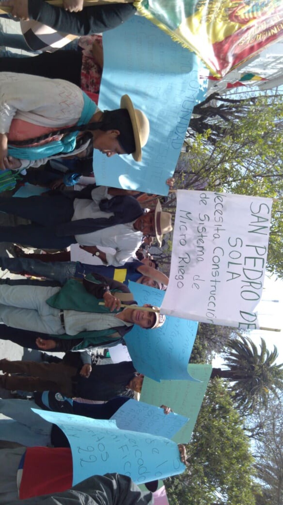 Sector campesino solicita al Gobernador y Alcalde de Tarija cumplir con proyectos