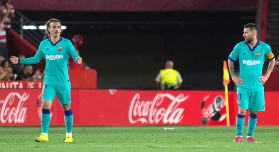 ¿Messi no le pasa la pelota a Griezmann?