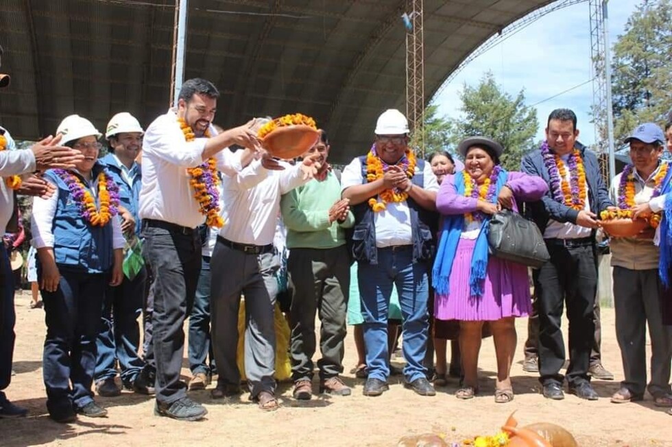 Inauguran construcción de sistema de agua en Uriondo-Tarija