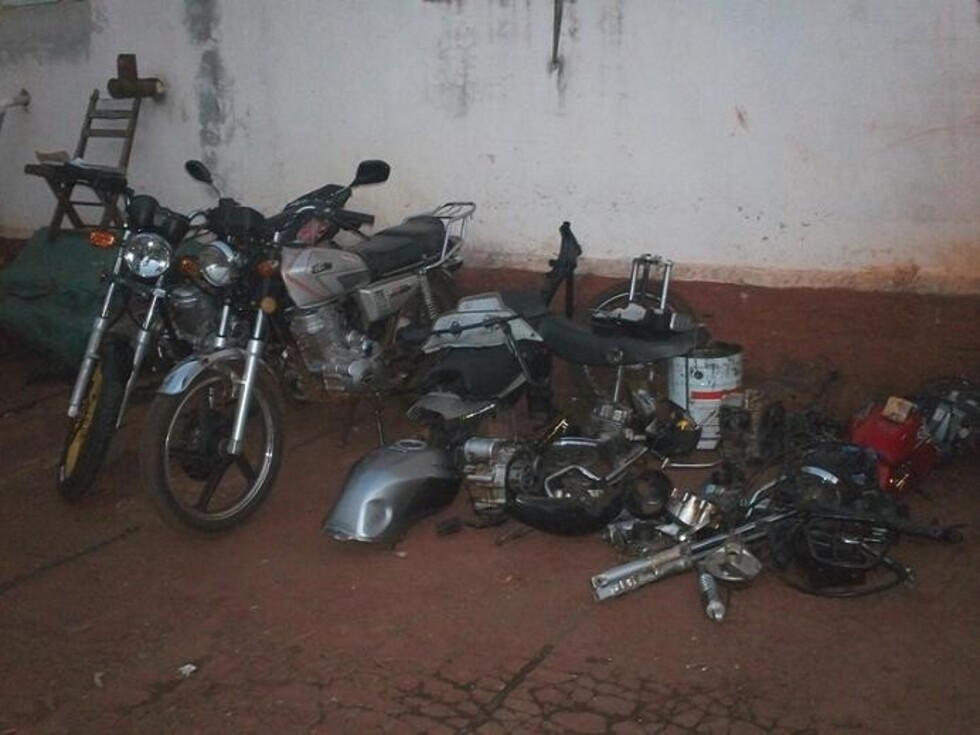 Desbarataron banda de ladrones de motos