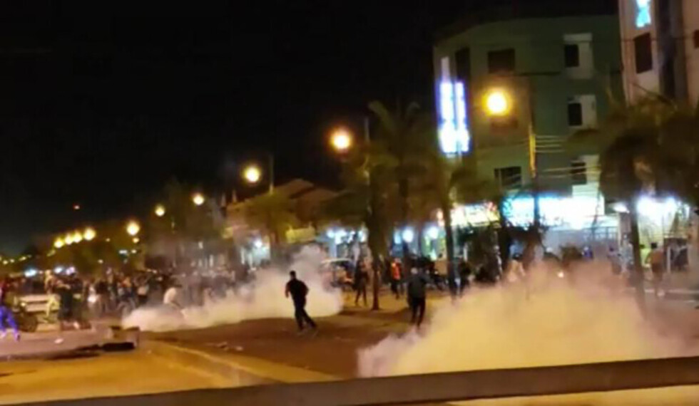Violencia y gasificación en cierre de campaña del MAS