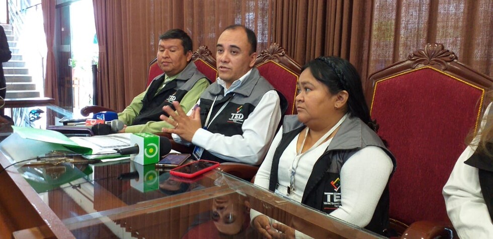 Primer reporte del TED: Todas las mesas de sufragio en Tarija funcionan con normalidad