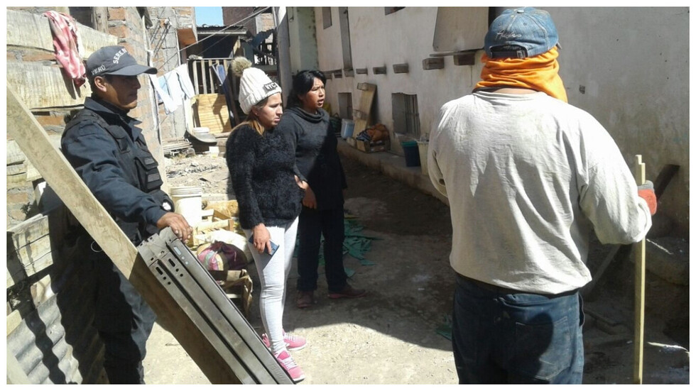 Pareja fue denunciada  por golpear a sus vecinos
