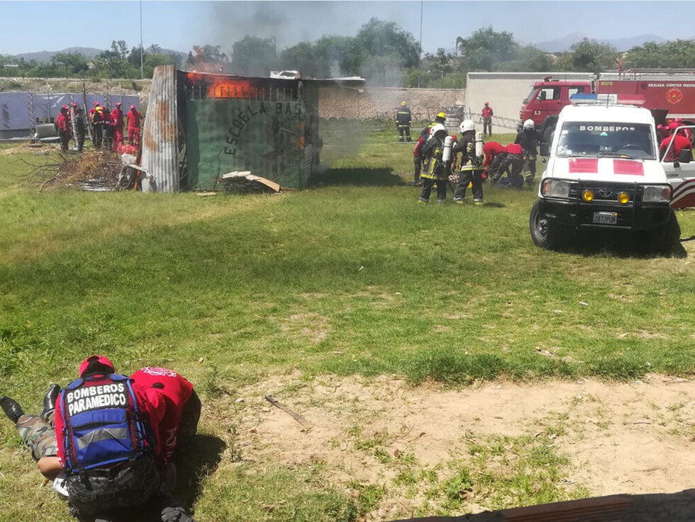 Estudiantes para policías rindieron su examen final