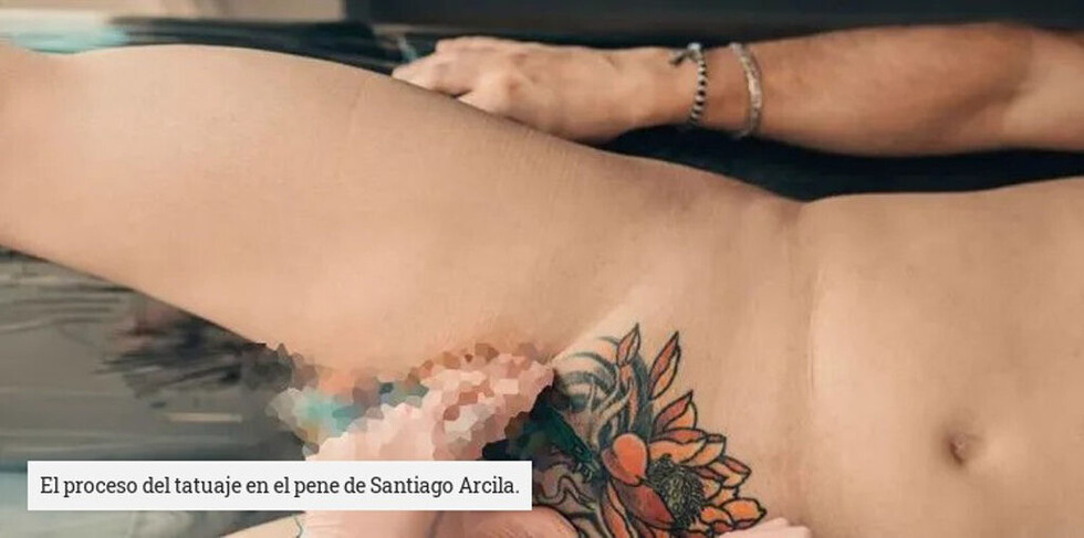 Se tatuó el pene y prendió la red