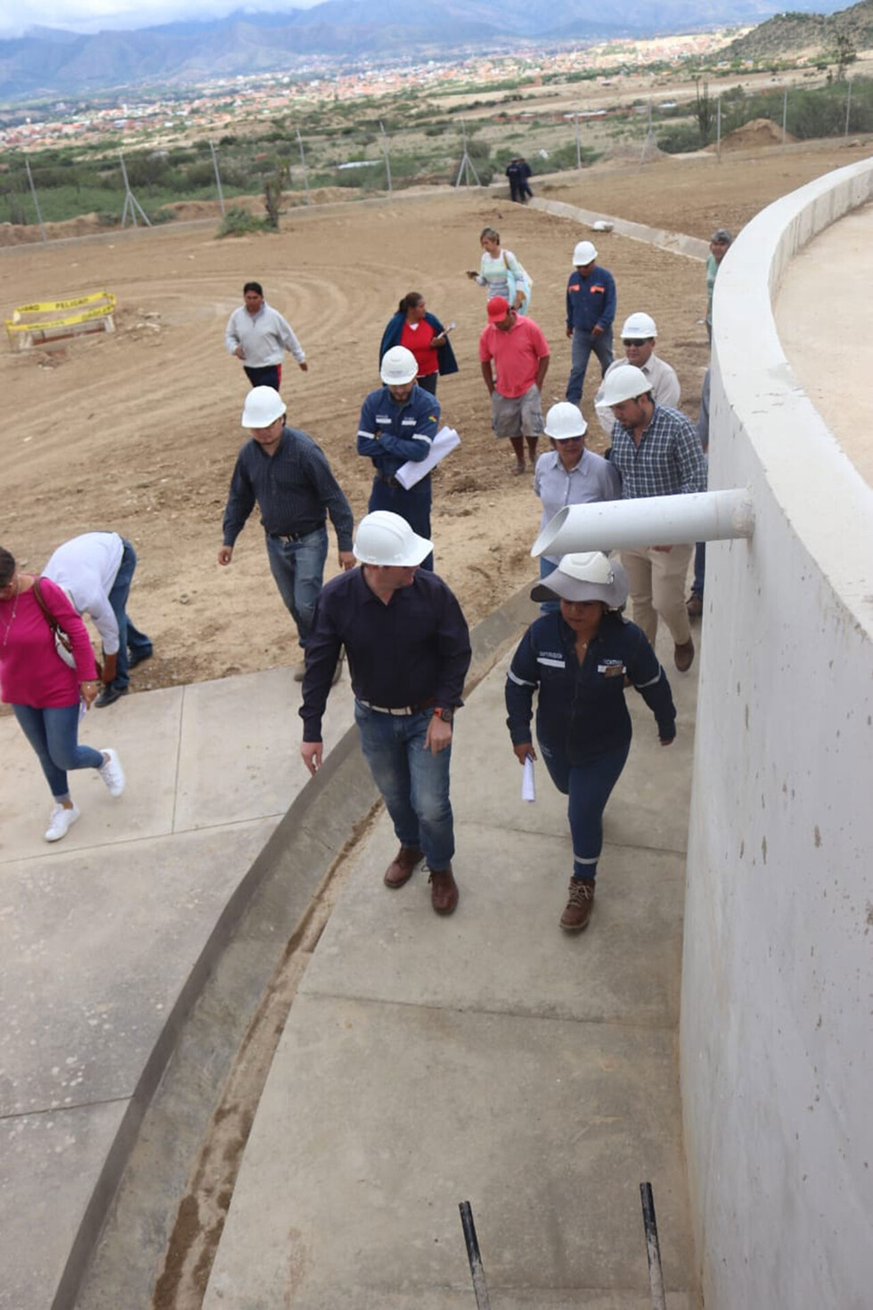Inspeccionan Lote 4 del Programa Guadalquivir