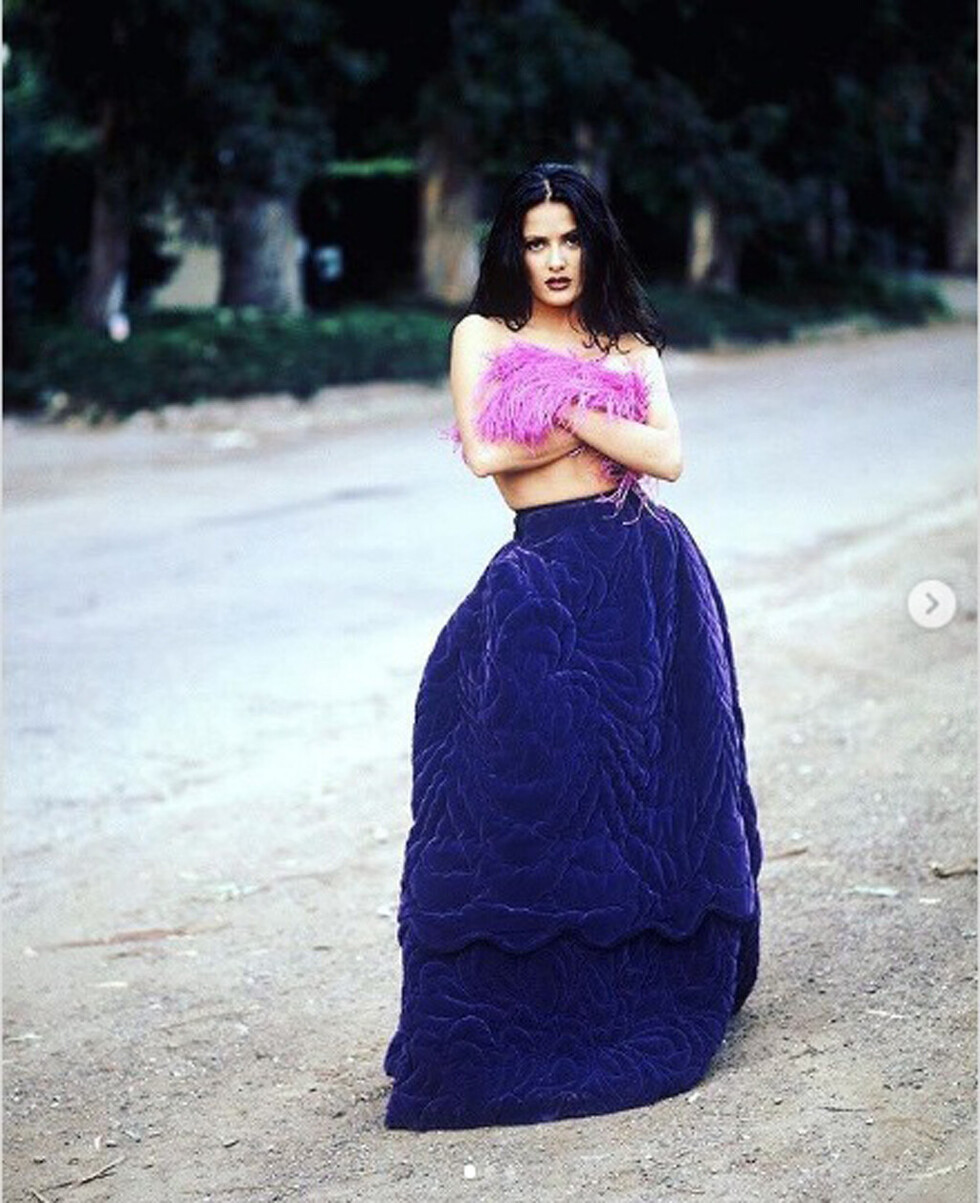 Salma Hayek  recordó un  gran topless