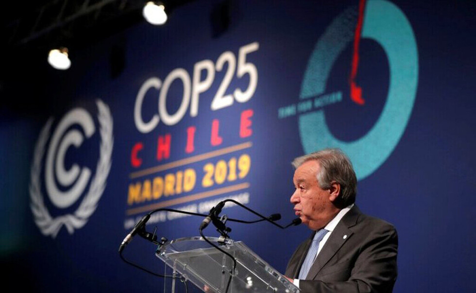 António Guterres dice estar decepcionado con la COP25