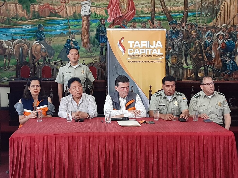 Alcaldía de Tarija presenta plan de orden y seguridad para fiestas de fin de año