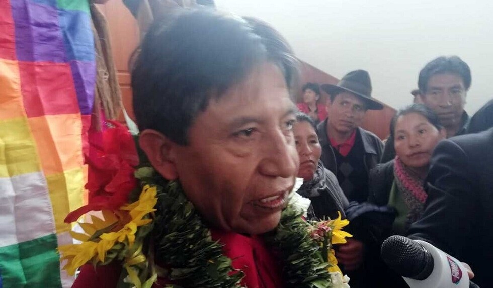 Provincias de La Paz proclaman a Choquehuanca como candidato del MAS
