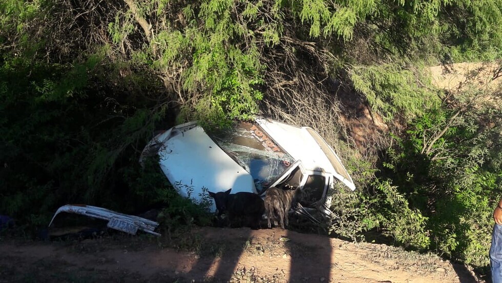 Militares sufren accidente de tránsito en carretera Villa Montes-Yacuiba