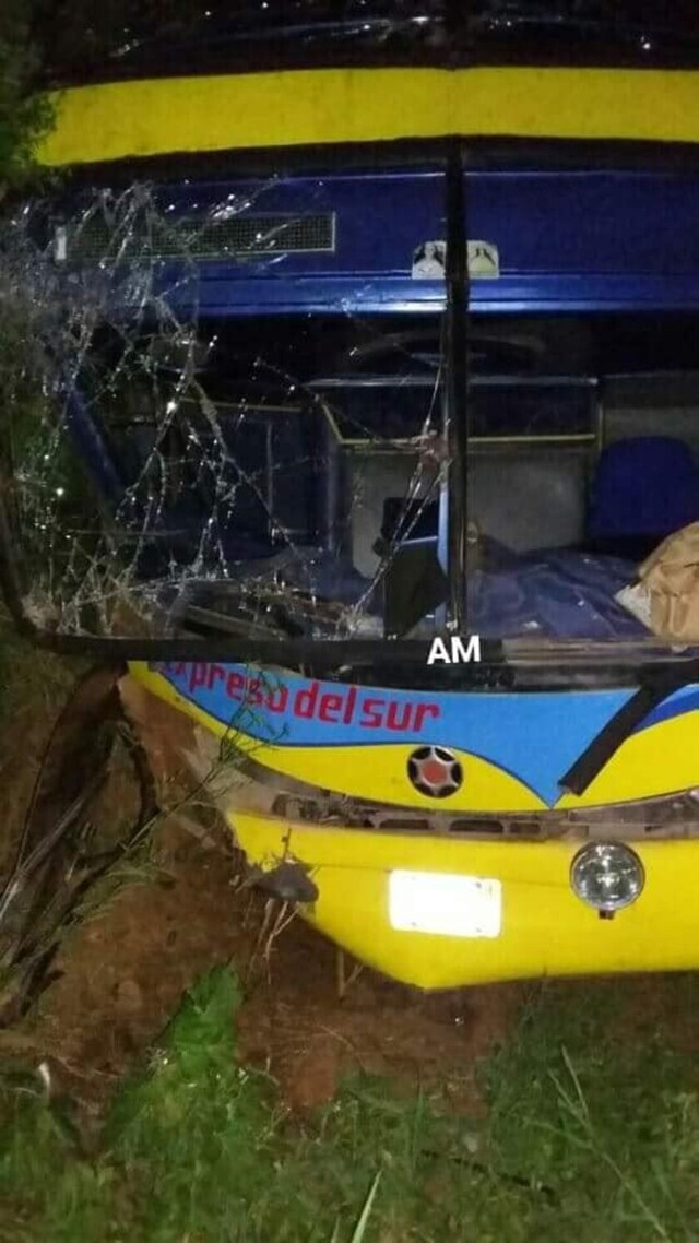 Bus se encuneta en la ruta Villa Montes-Camiri, hay 4 heridos