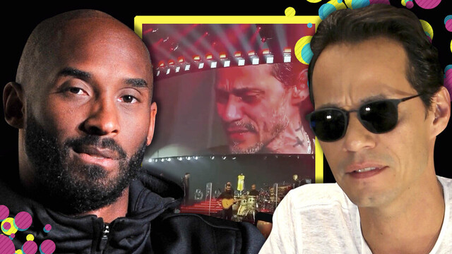 Marc lloró en  concierto por  Kobe Bryant