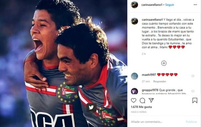 La mamá de Rojo anunció el regreso de su hijo al León