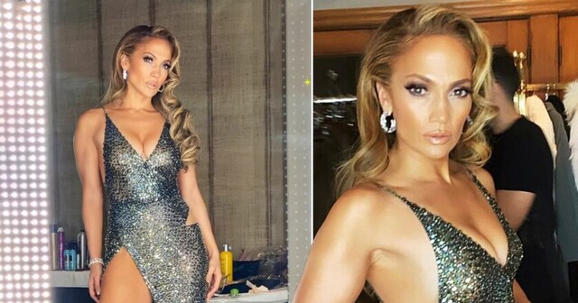 JLo impactó  con sexy look after-party