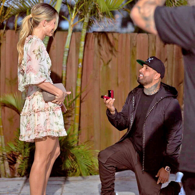 Nicky Jam pidió  matrimonio  a su novia
