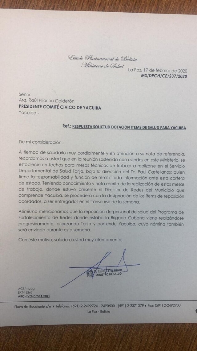 Yacuiba amaneció bloqueada, salud y educación entre las demandas