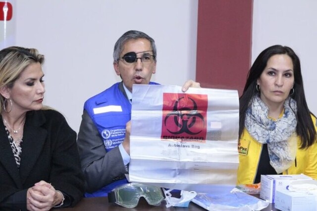 OPS/OMS entrega equipos de bioseguridad para aislar a personas con coronavirus