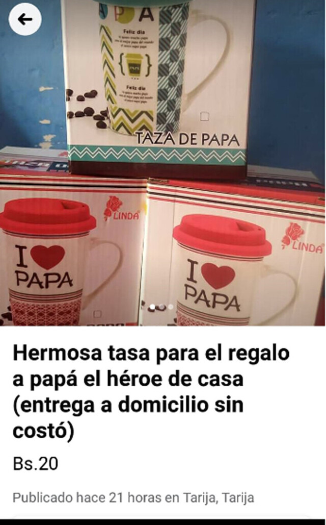 Tarija: Un Día del Padre en tiempos de cuarentena