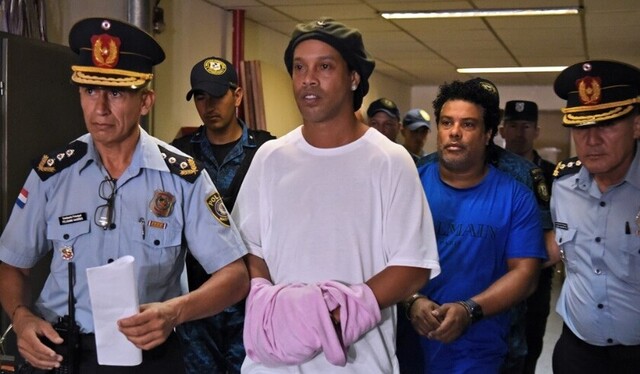 Los días de Ronaldinho en la  cárcel en pleno coronavirus