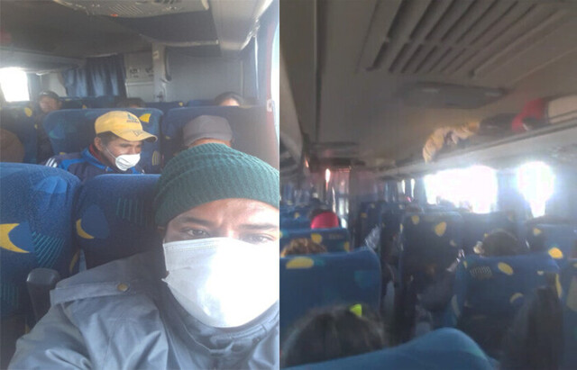Huara despide a caravana de bolivianos y cierra sus puertas a más compatriotas