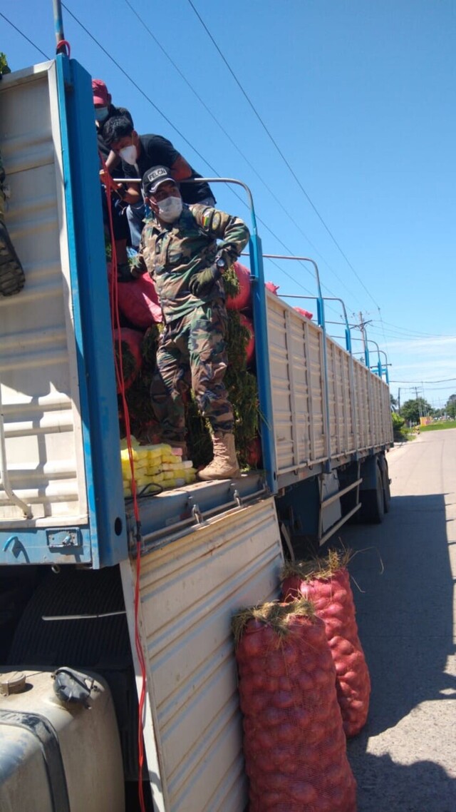 Al penal sujeto que llevaba 173 kg de cocaína en camión