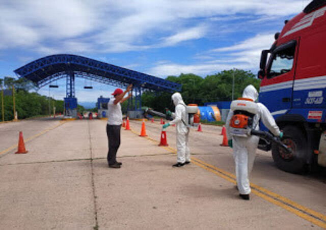 Fumigado, traspaso de carga y cuarentena,  las últimas medidas para “camioneros” por Covid-19