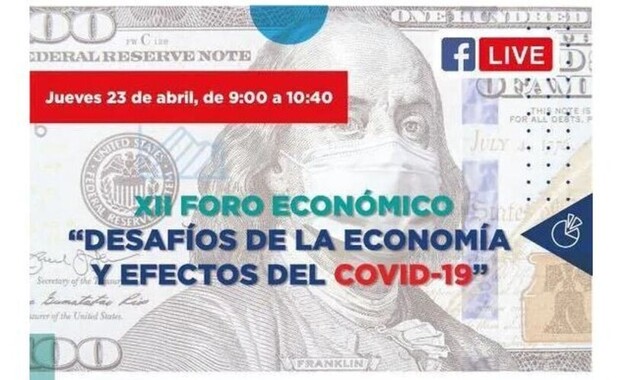 Foro virtual analizará los efectos del Covid-19 en la economía