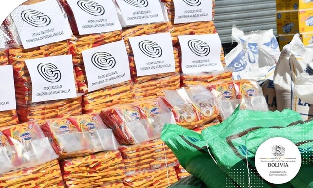 Donan seis toneladas de alimentos para abrir "Banco Solidario" en Tarija
