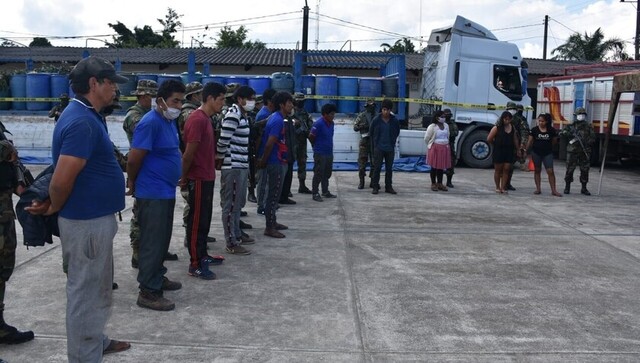 13 detenidos y 5 camiones secuestrados tras la emboscada en el Chapare