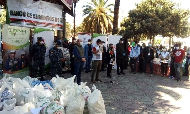 Banco de alimentos en Tarija recibe donación