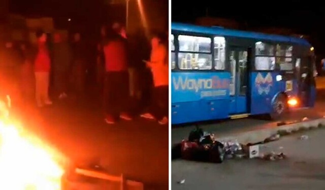 Al "cacerolazo" le siguieron manifestaciones en El Alto y bloqueos de rutas