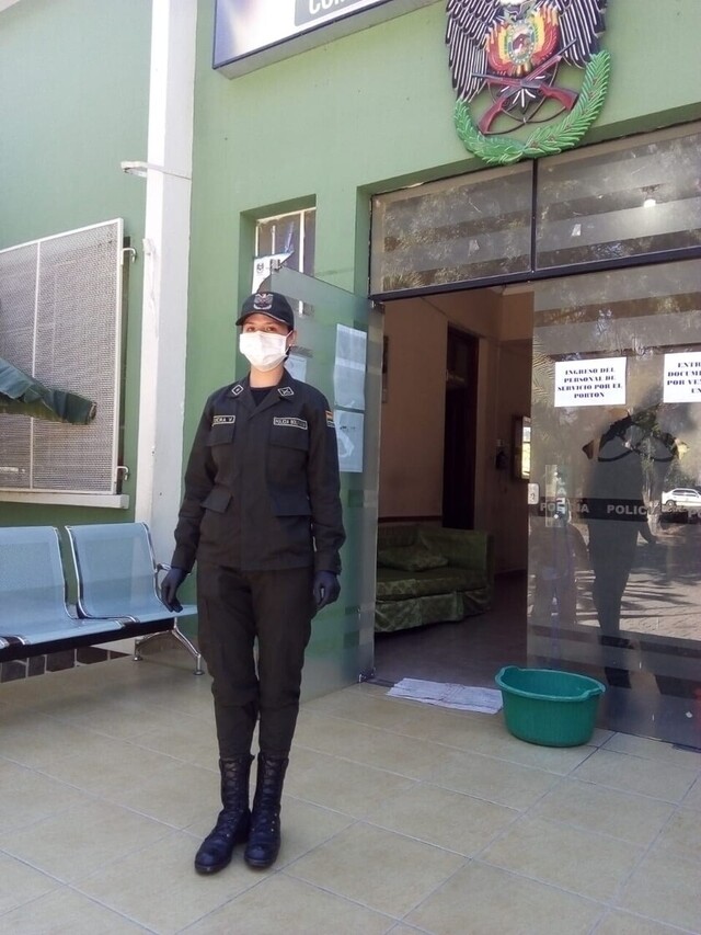 En primera fila: ser madre y policía en tiempos de Covid-19