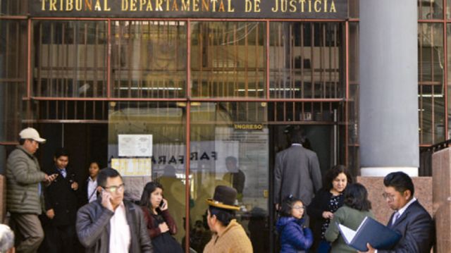 Los juzgados de La Paz abren desde este lunes