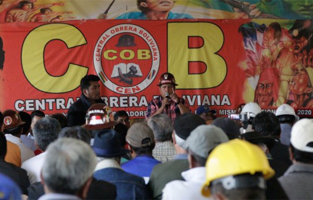 COB: el Gobierno hunde al país en la crisis