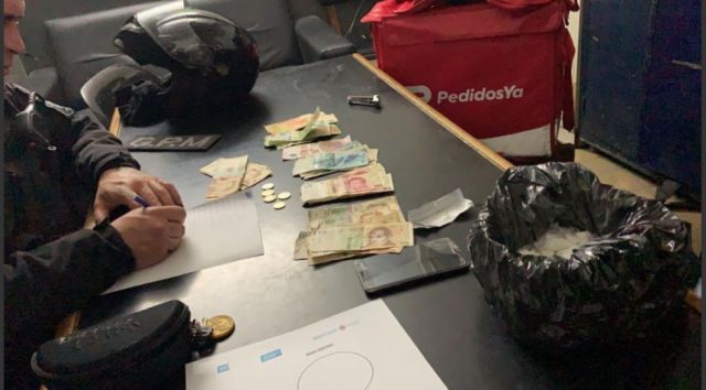 Detuvieron a  falso delivery  que repartía  narcóticos 