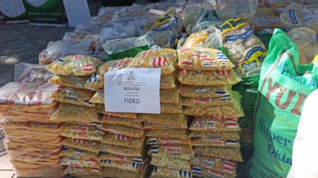 Hidrocarburos anuncia que distribuyó más de 5.000 canastas alimentarias en Tarija