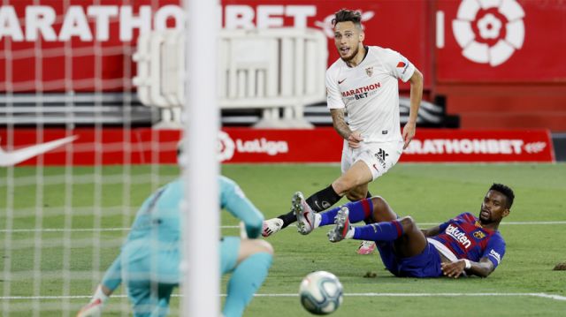 El Barcelona pincha en su visita al Sánchez Pizjuán