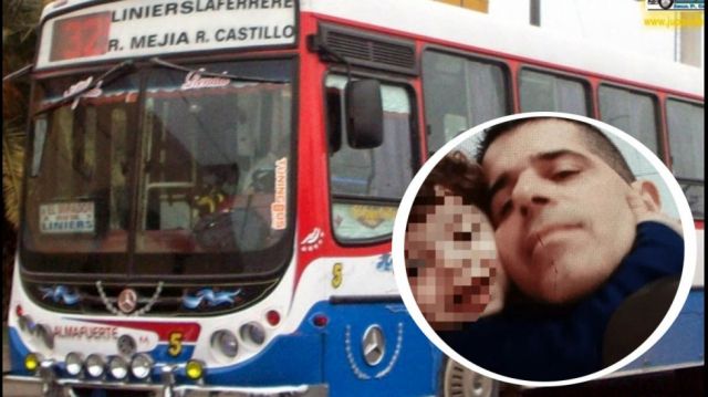 Prendieron  fuego a un  colectivo con  chofer dentro