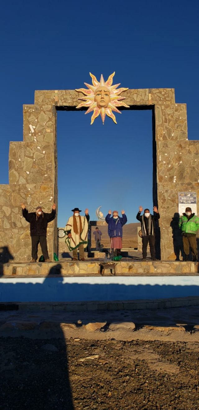 Recibiendo los primeros rayos del sol