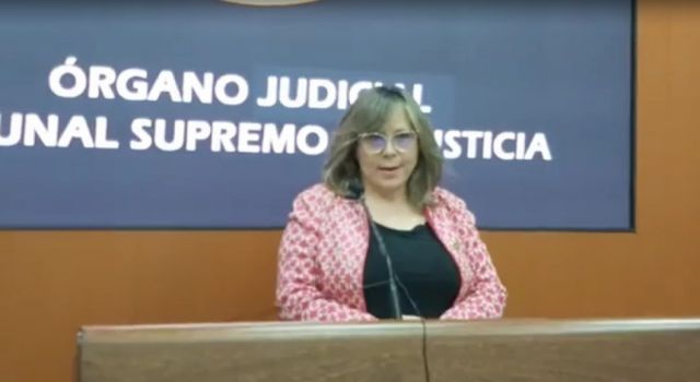 Cristina Díaz dice que no renunciará a la presidencia del TSJ