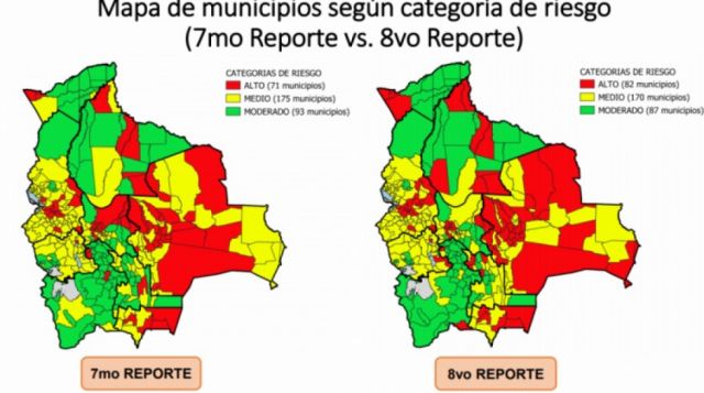 Municipios en riesgo alto por contagio de Covid suben de 71 a 82
