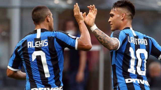 Alexis lideró la apabullante victoria del Inter sobre el Brescia