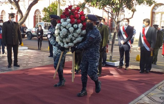 Sencillo acto recordó 446 años de fundación de Tarija