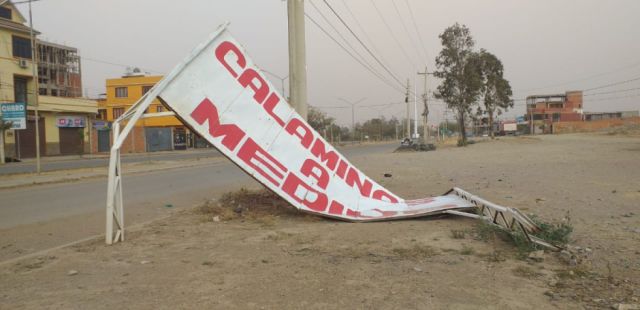 Fuertes vientos dejan sin luz a más de 10 barrios