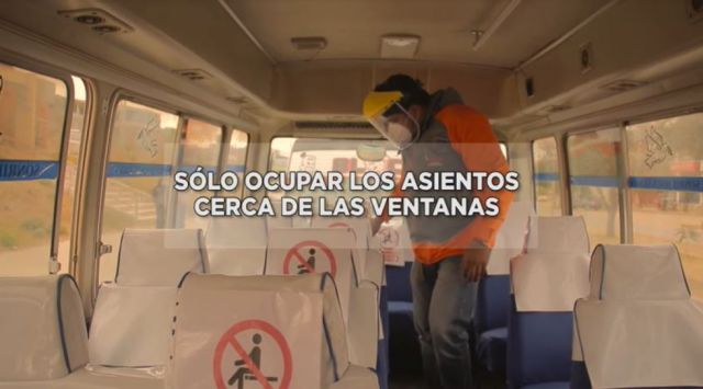 Conozca los protocolos de bioseguridad que debe aplicar el transporte público de Tarija