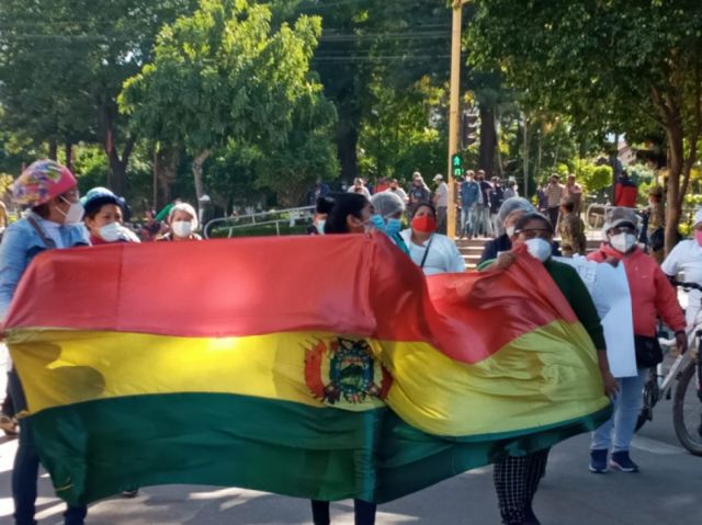 Marcha del sector salud