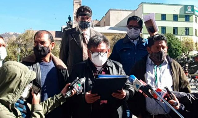 Cívicos reunidos en La Paz exigen anular el proceso electoral por la pandemia del Covid-19