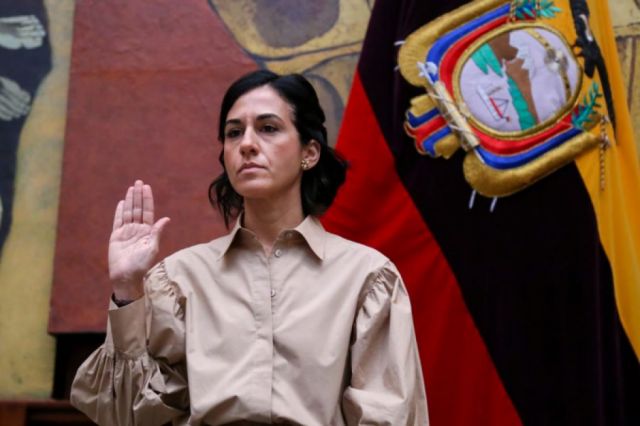 Ecuador: posesionan a la nueva vicepresidenta